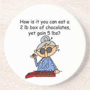 Schokoladen-Richtung Sandstein Untersetzer