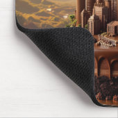 Schokoladen-Stadt-Mausepad Mousepad (Ecke)