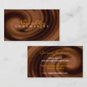Schokoladen-Strudel-Visitenkarte Visitenkarte (Vorne/Hinten)