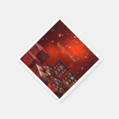 Schokoladen Süßigkeiten Feiertags Serviette (Ecke)