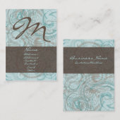 Schokoladen-tadellose mollige Visitenkarte (Vorne/Hinten)