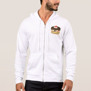 Schokoladen-Tropfkuchen mit Erdbeere Hoodie
