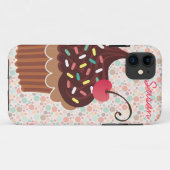 Schokoladen-u. Vanille-kleiner Kuchen iPhone 5 Case-Mate iPhone Hülle (Rückseite (Horizontal))