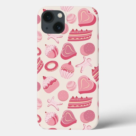 Schokoladen- und Gebäckmuster 2 Case-Mate iPhone Hülle (Rückseite)