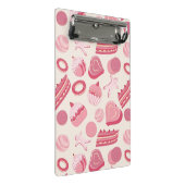 Schokoladen- und Gebäckmuster 2 Mini Klemmbrett (Schrägansicht)