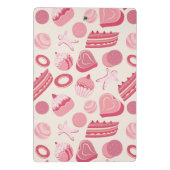 Schokoladen- und Gebäckmuster 2 Mini Klemmbrett (Rückseite)