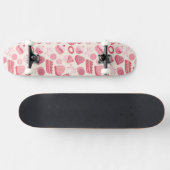Schokoladen- und Gebäckmuster 2 Skateboard (Horizontal)