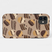 Schokoladen- und Gebäckmuster 3 Case-Mate iPhone Hülle (Rückseite (Horizontal))