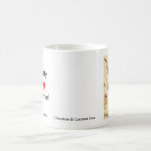 Schokoladen-und Karamell-Liebe Kaffeetasse (Mittel)