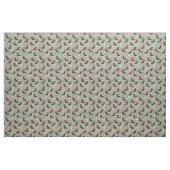 Schokoladen-und TAN-Dackel-Gewebe - Minze Stoff (Fat Quarter (45,7 x 55,9 cm))
