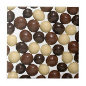 Schokoladen-Verrücktheit Fliese (Vorderseite)