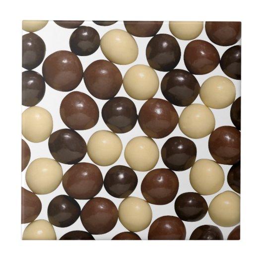 Schokoladen-Verrücktheit Fliese (Vorderseite)