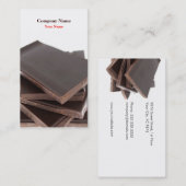Schokoladen-Visitenkarte Visitenkarte (Vorne/Hinten)