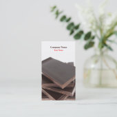Schokoladen-Visitenkarte Visitenkarte (Stehend Vorderseite)