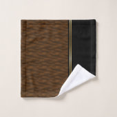 Schokoladen-Wasser Badhandtuch Set (Waschlappen)