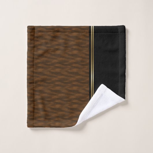 Schokoladen-Wasser Badhandtuch Set (Waschlappen)