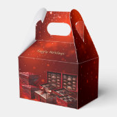 Schokoladen-Weihnachts-Geschenkbox Geschenkschachtel (Vorderseite)