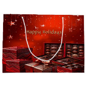 Schokoladen-Weihnachts-Geschenktüte Große Geschenktüte (Rückseite)