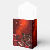 Schokoladen-Weihnachtsgeschenkbox Geschenkschachtel (Geöffnet)