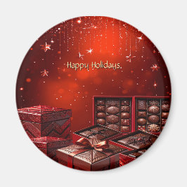Schokoladen-Weihnachtsmagnet Magnet