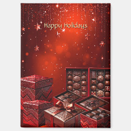 Schokoladen-Weihnachtsmagnet Magnet