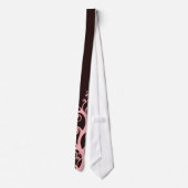 Schokoladen-Wirbel Krawatte (Rückseite)