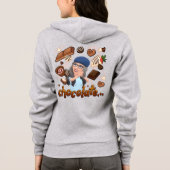 Schokoladen-Zen-Zone Hoodie (Rückseite)