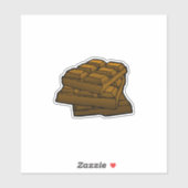 Schokoladenaufkleber Aufkleber (Blatt)