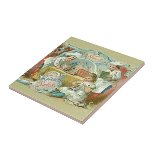 Schokoladenbäcker Antike Fliese (Seite)