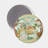 Schokoladenbäcker Antike Magnet (Vorderseite/Rückseite)