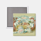 Schokoladenbäcker Antike Magnet (Vorderseite/Rückseite)