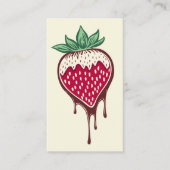 Schokoladenbeere Visitenkarte (Vorderseite)