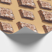 Schokoladenblätterpapier Geschenkpapier (Ecke)