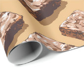 Schokoladenblätterpapier Geschenkpapier (Rolleneckpunkt)