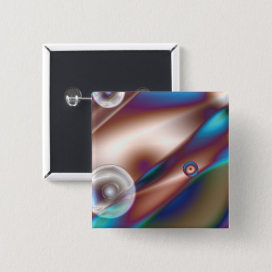 Schokoladenblau Button (Vorne & Hinten)