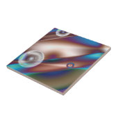 Schokoladenblau Fliese (Seite)