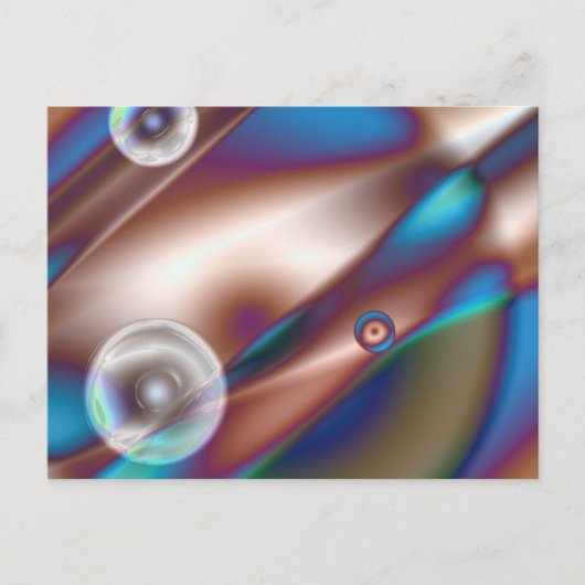 Schokoladenblau Postkarte (Vorderseite)