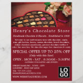 Schokoladenbox, Süßwarenwerbung Flyer (Vorne)