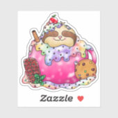 Schokoladenbrasse Kakaoschlaf Aufkleber (Blatt)