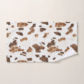 Schokoladenbraun Badhandtuch Set (Handtuch)