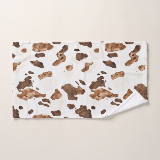 Schokoladenbraun Badhandtuch Set (Handtuch)