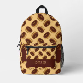 Schokoladenbraun Bedruckter Rucksack