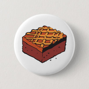 Schokoladenbraun Button