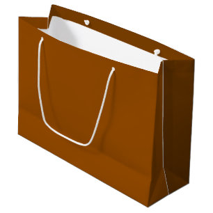 Schokoladenbraun-Geschenkbeutel - Große, glänzen Große Geschenktüte