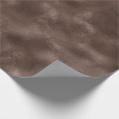 Schokoladenbraun Geschenkpapier (Ecke)