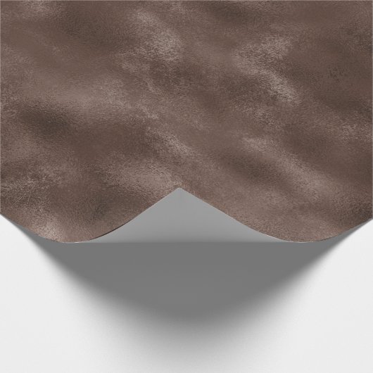Schokoladenbraun Geschenkpapier (Ecke)