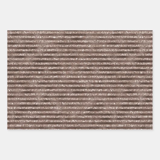 Schokoladenbraun Geschenkpapier Set (Vorderseite 3)