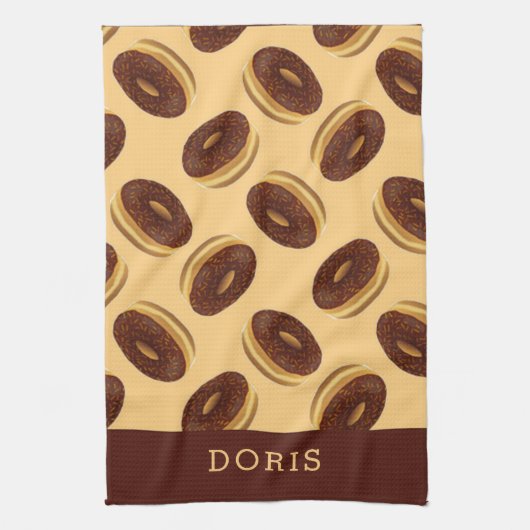 Schokoladenbraun Geschirrtuch (Vertikal)