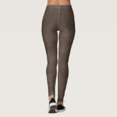 Schokoladenbraun Leggings (Rückseite)