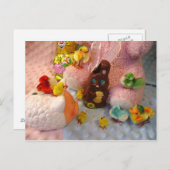 Schokoladenbraun-Postkarte kann nicht warten Postkarte (Vorne/Hinten)